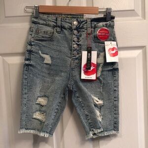 Hot Kiss brand size 3 highest rise bermuda shorts- NWT